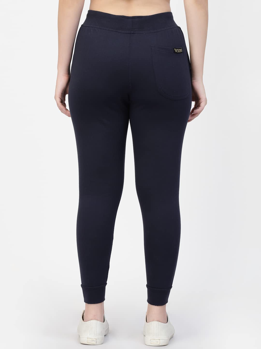 UZARUS Women's Cotton Joggers Track Pants - Carbon Blue - Image 4