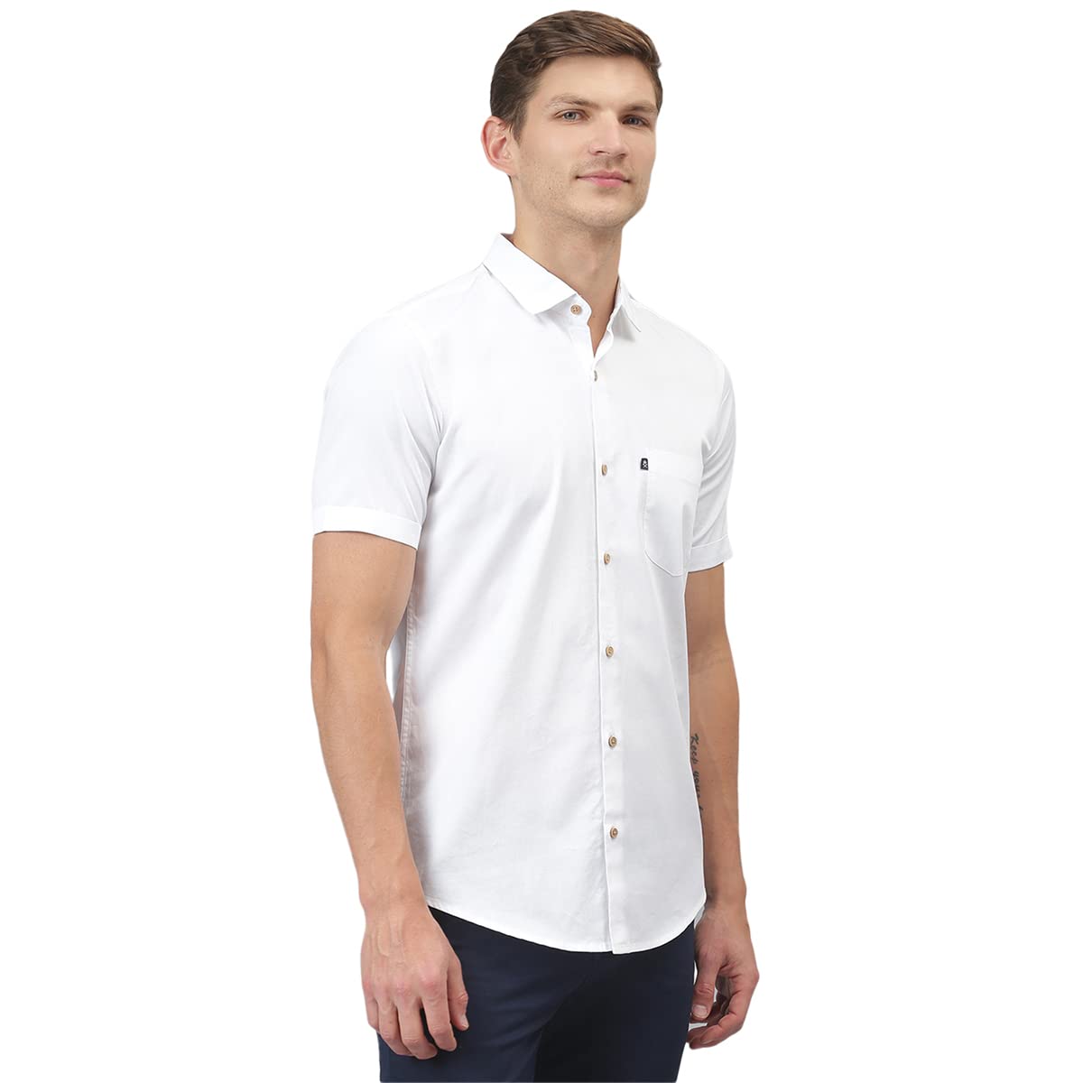 Thomas Scott Men's Solid Color Shirt - Image 4