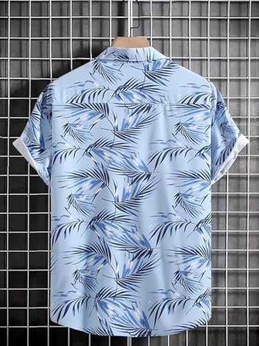 Men's Tropical Print Shirt - Rayon - Image 4