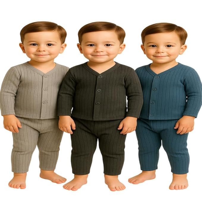 AADI ZINESVAR Unisex Thermal Wear Set - Multicolour