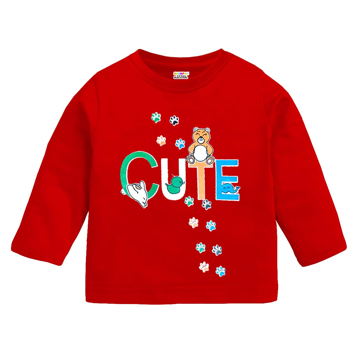 Kuchipoo Baby Boy & Girls Cotton T-Shirt - Image 3
