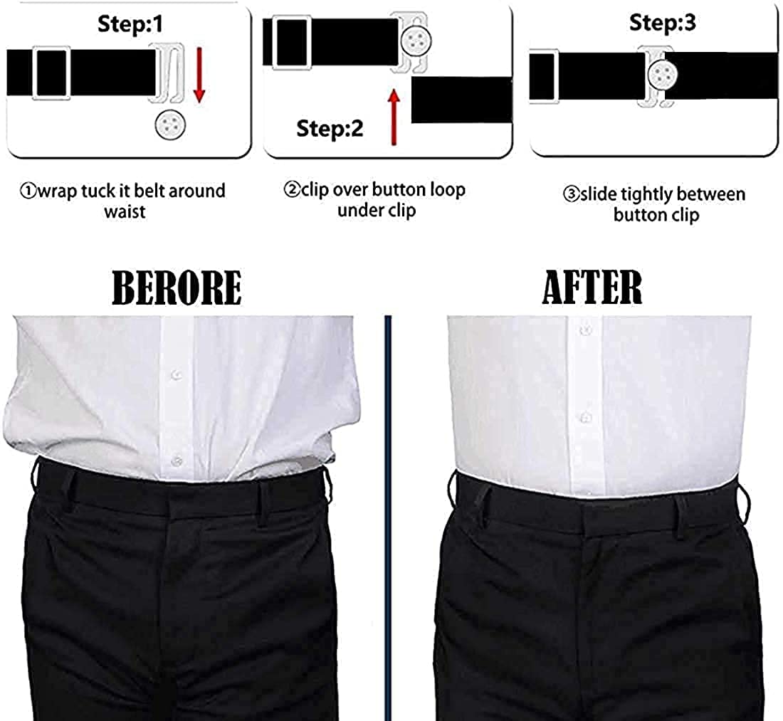 AFEREVZ Tucker Shirt Stay Belt - Leather Patch - Image 4