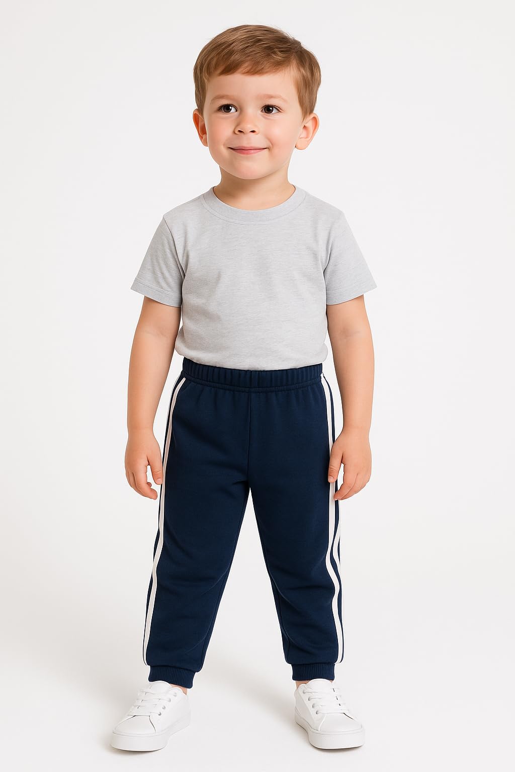 UZARUS Kids Warm Woolen Fleece Pajama Pants Unisex Multicolor - Image 3