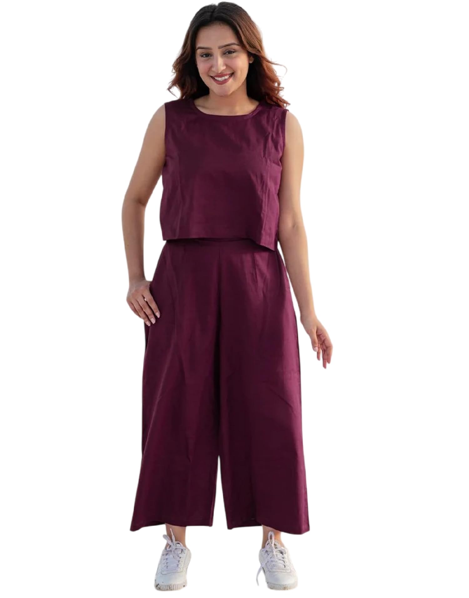 FABNEX Sleeveless Coord Set for Women