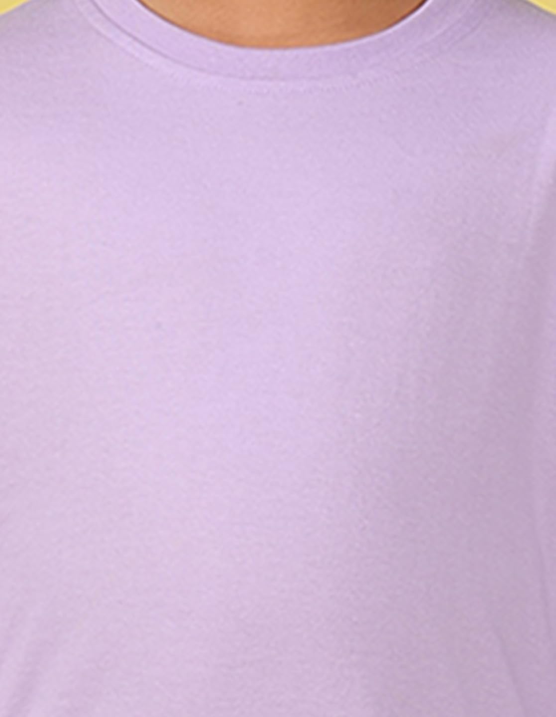Nusyl Boys Cotton T-Shirt - Lilac - Image 3