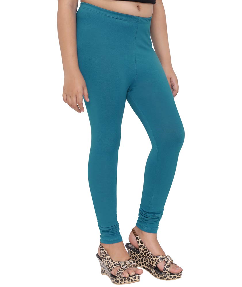 Robinbosky Peacock Blue Leggings for Girls - Image 4