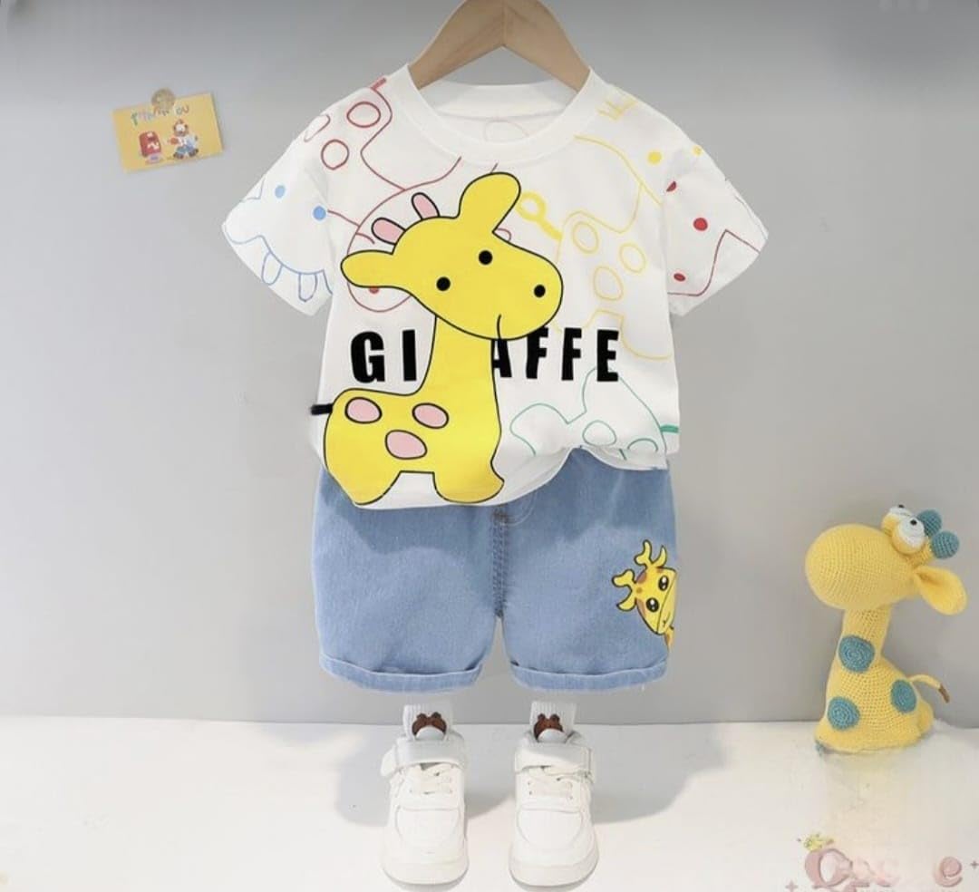 I.T T-shirt and Short Set for Kids - Printed - Image 2