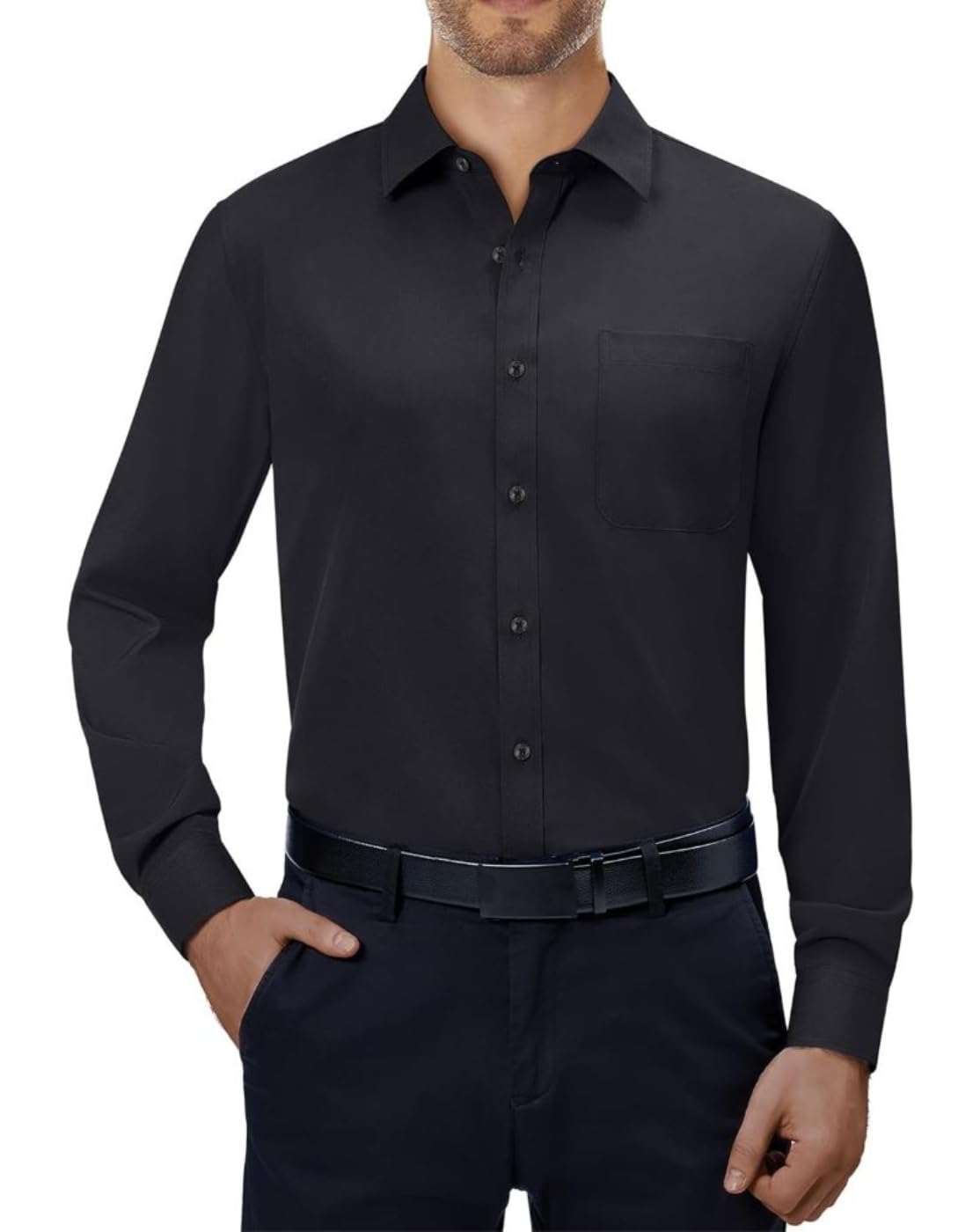 Scott Mens Formal Shirt - Solid Full Sleeves