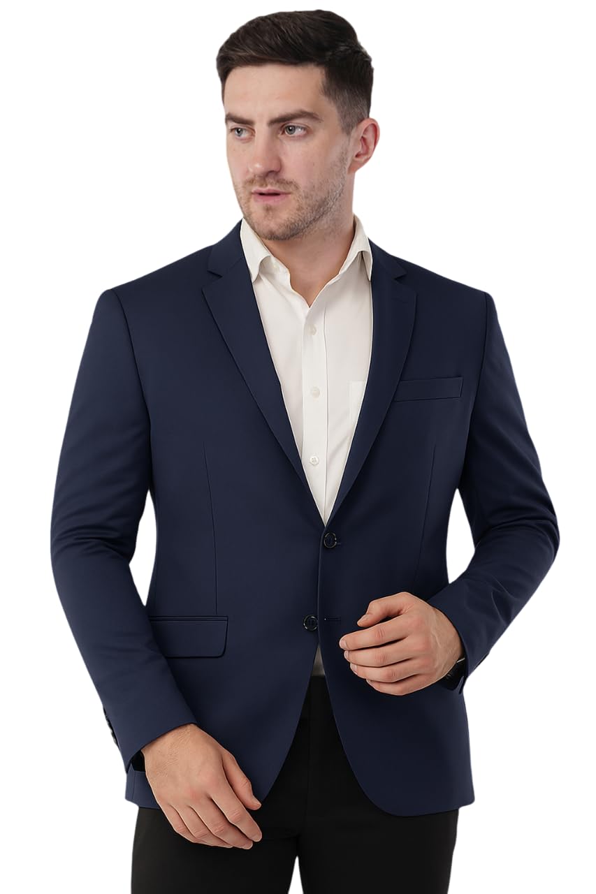 SaintX Navy Formal Blazer for Men