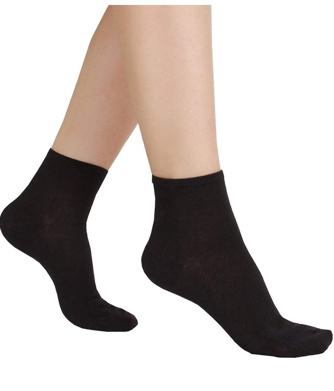 Warmfinity Cotton Socks for Men Women - Black - Image 5