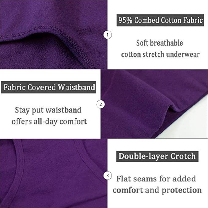 PLUMBURY High Waist Cotton Panties for Women - Image 5