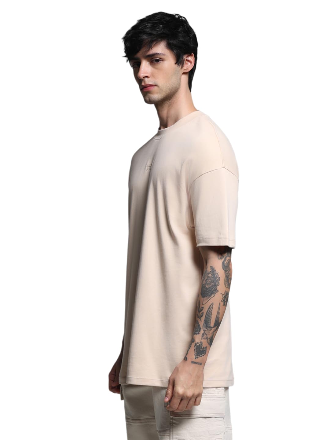 JACK & JONES Pure Cotton T-Shirt - Smoke Gray - Image 3