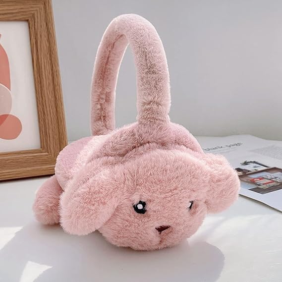 DC DECORIO Fluffy Pink Earmuffs - Image 3