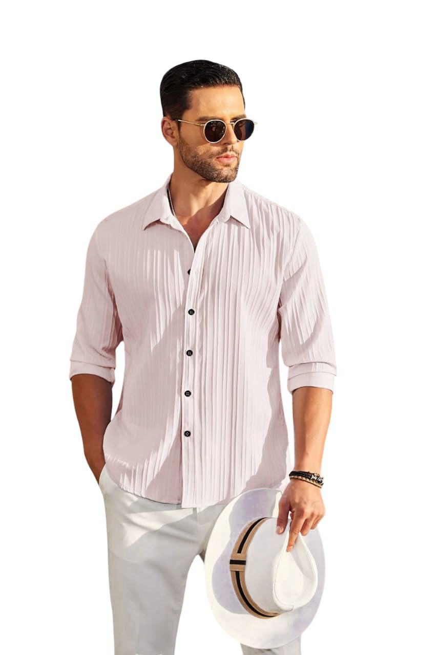 DEELMO Men Linen Shirt - Image 3