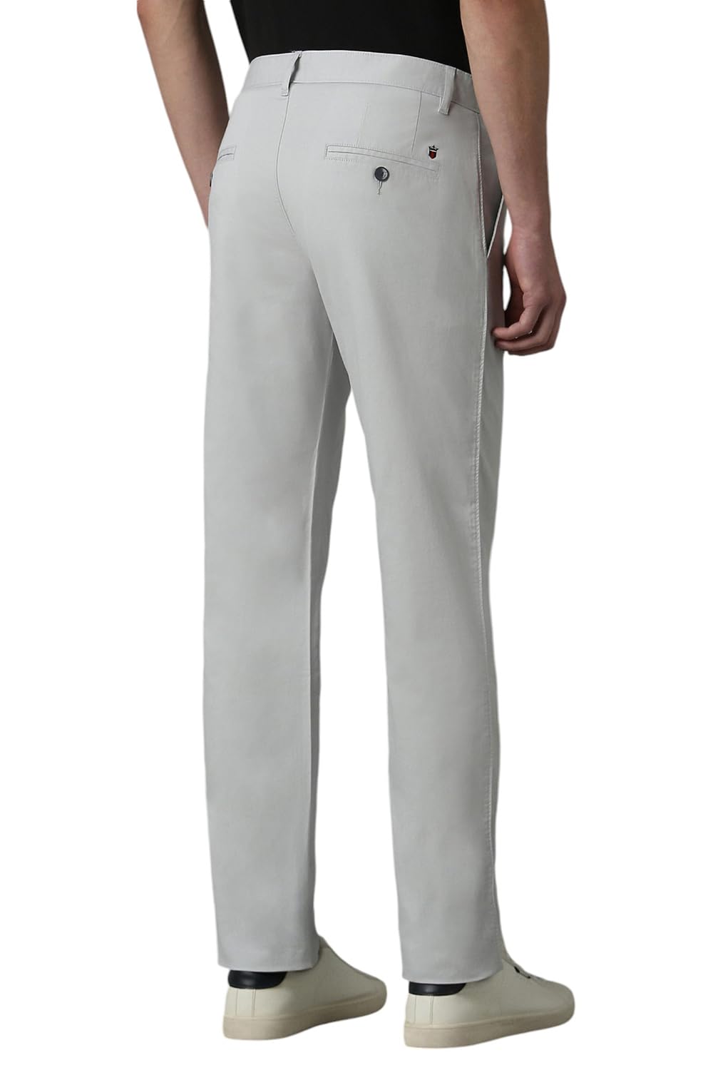 Louis Philippe Grey Trousers for Men - Image 3