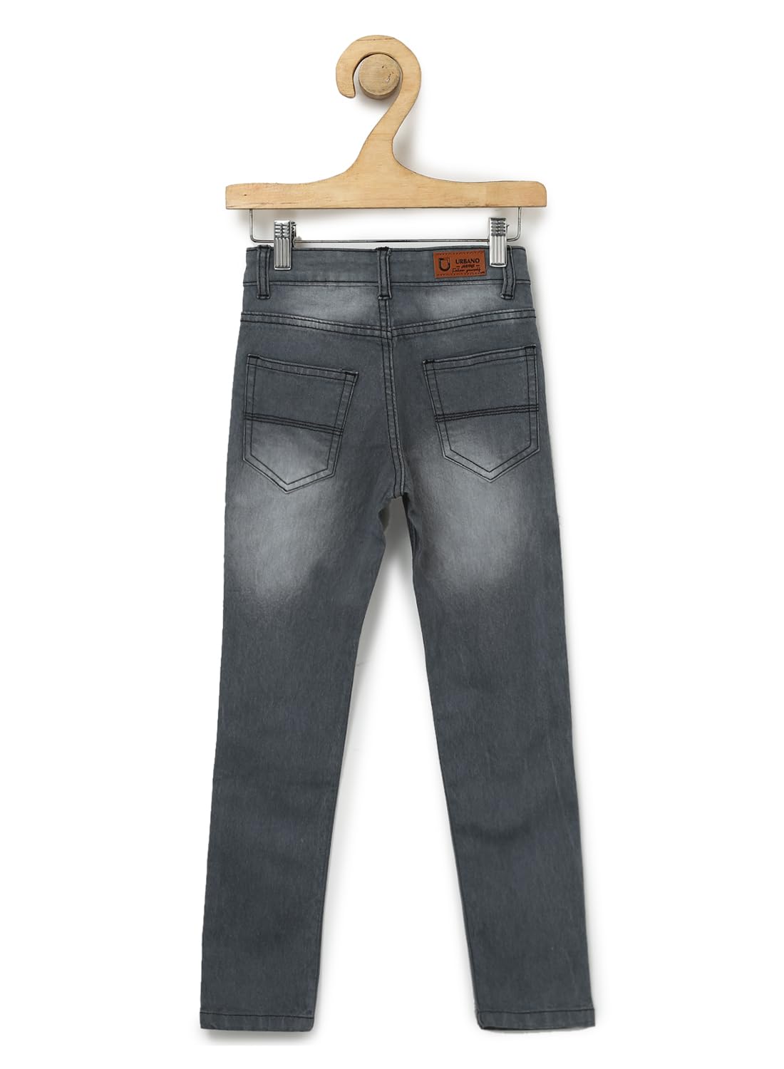 Urbano Juniors Grey Jeans for Boys - Stretchable - Image 4