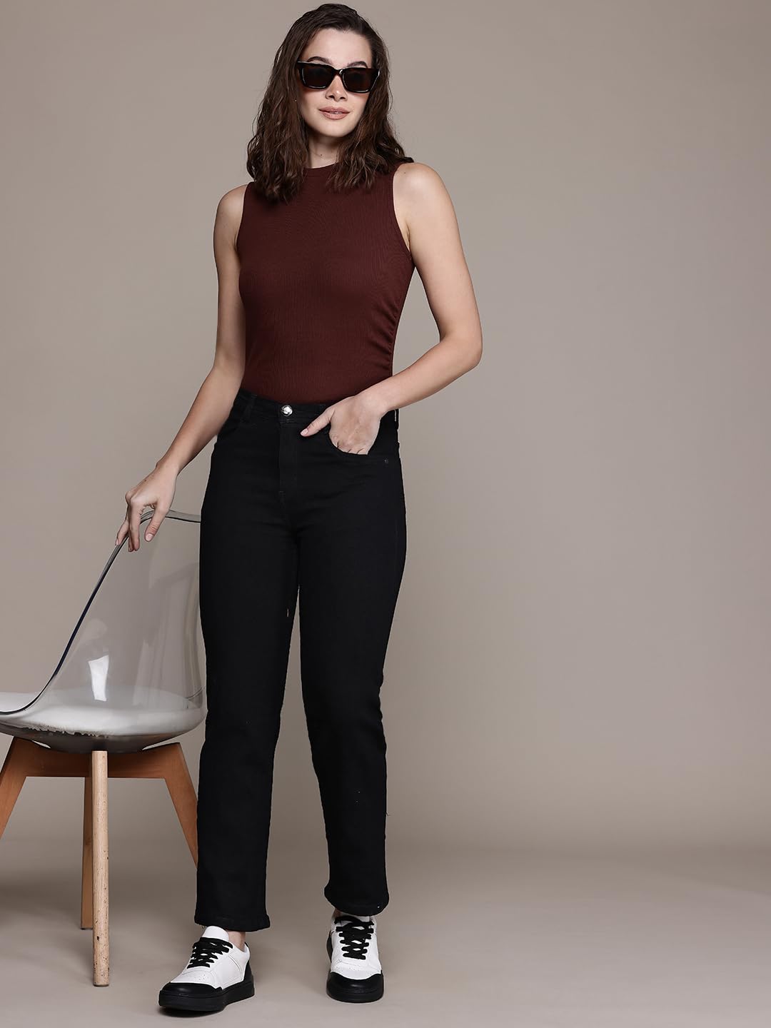 Nifty Women's Denim Jeans - Black - Image 2