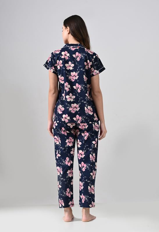 Ichaa Women's Cotton Printed Nightwear Set - Image 3