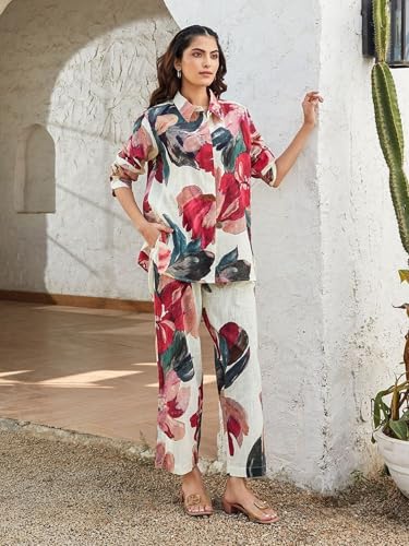 Asmeriyo Women Co-Ord Set - Pink - Image 4