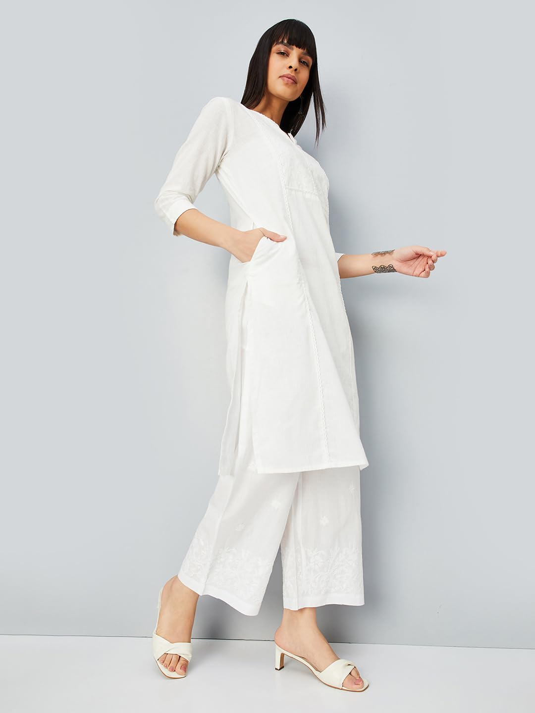 Max Women Casual Pants - White - Image 3