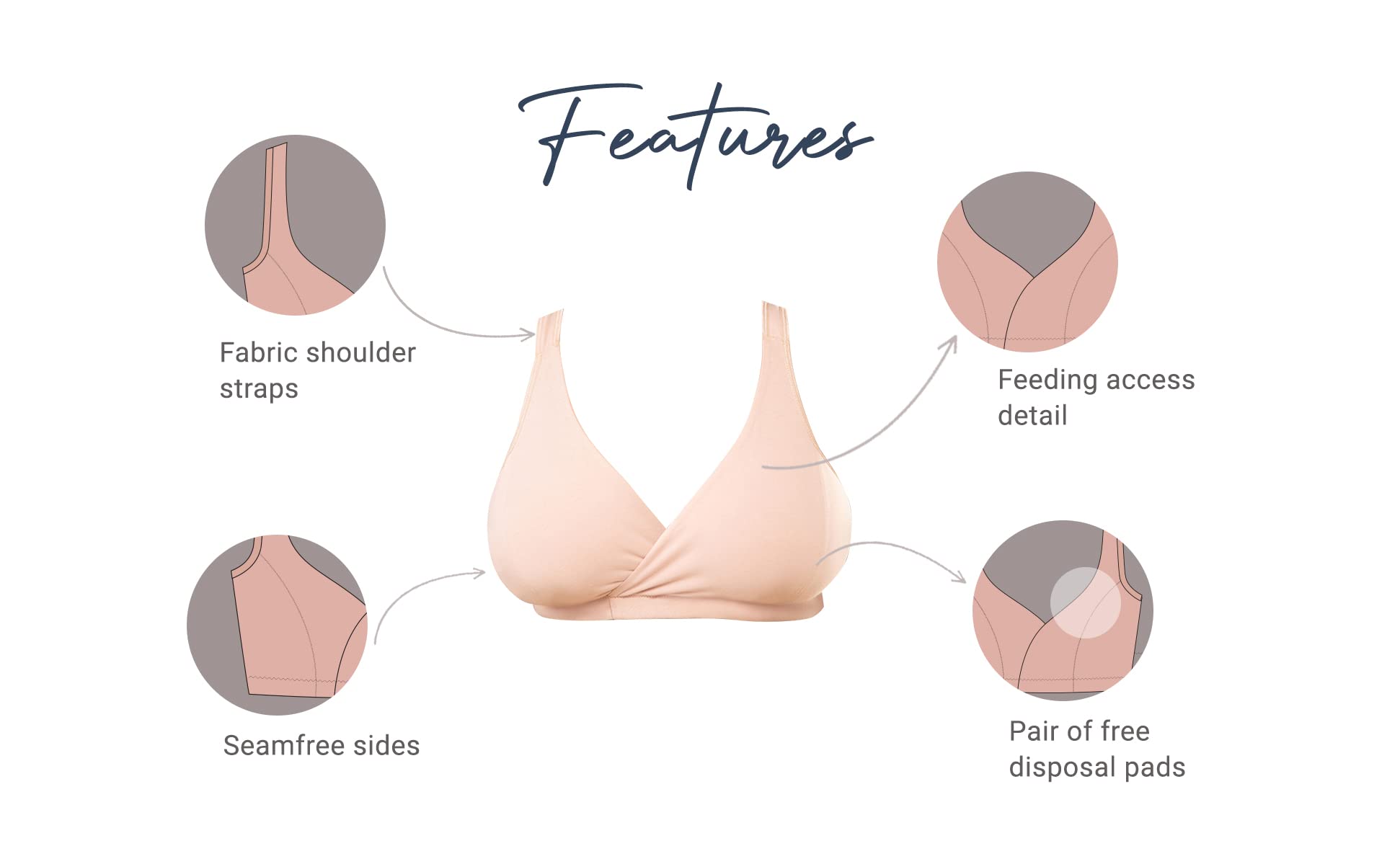 NYKD Cotton Maternity Bra for Women - Non-Padded Non-Wired - Image 5