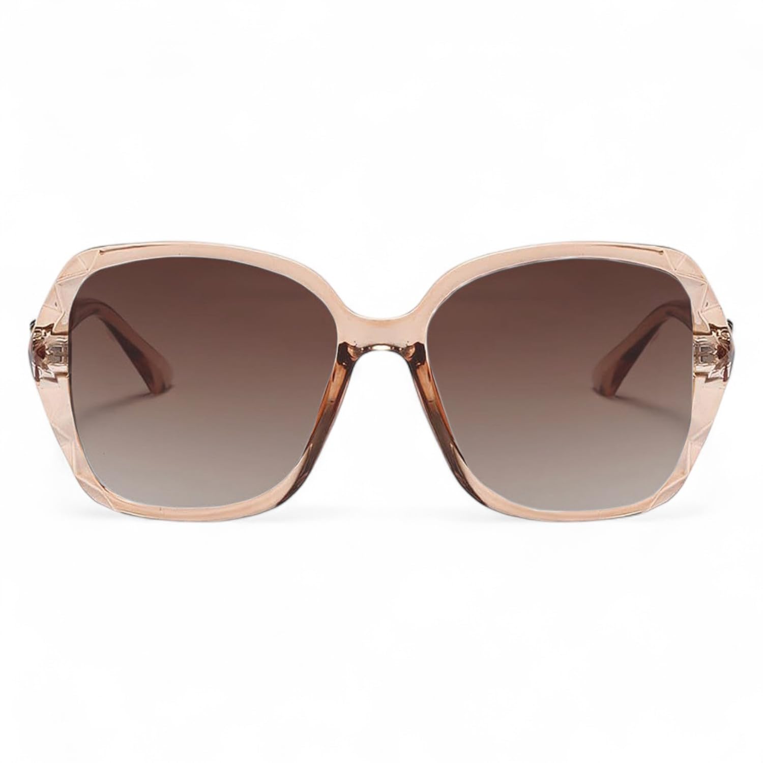 ELEGANTE Oversized Sunglasses for Women - Orange - Image 2