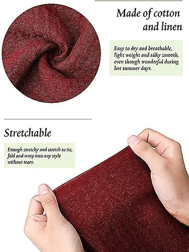 ICW Women's UV Protection Cotton Hemp Scarf - Image 3