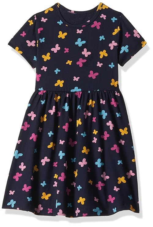 T2F Girls Printed Cotton Casual Dress - Image 2