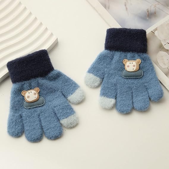 Tomorrow Baby Knitted Gloves - Warm Windproof - Image 2