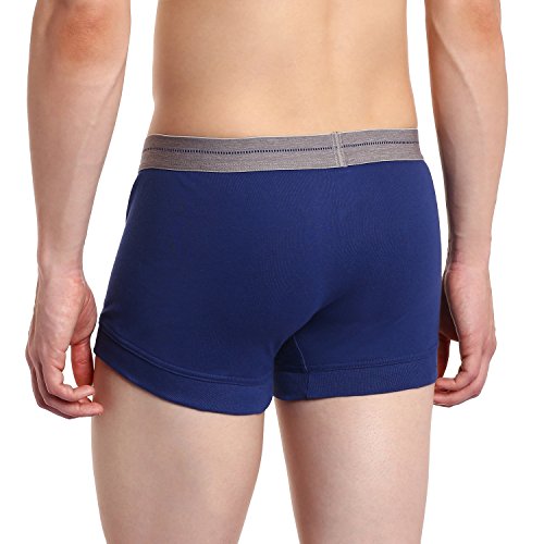 Jockey Men's Mid Blue Cotton Trunks - Image 2