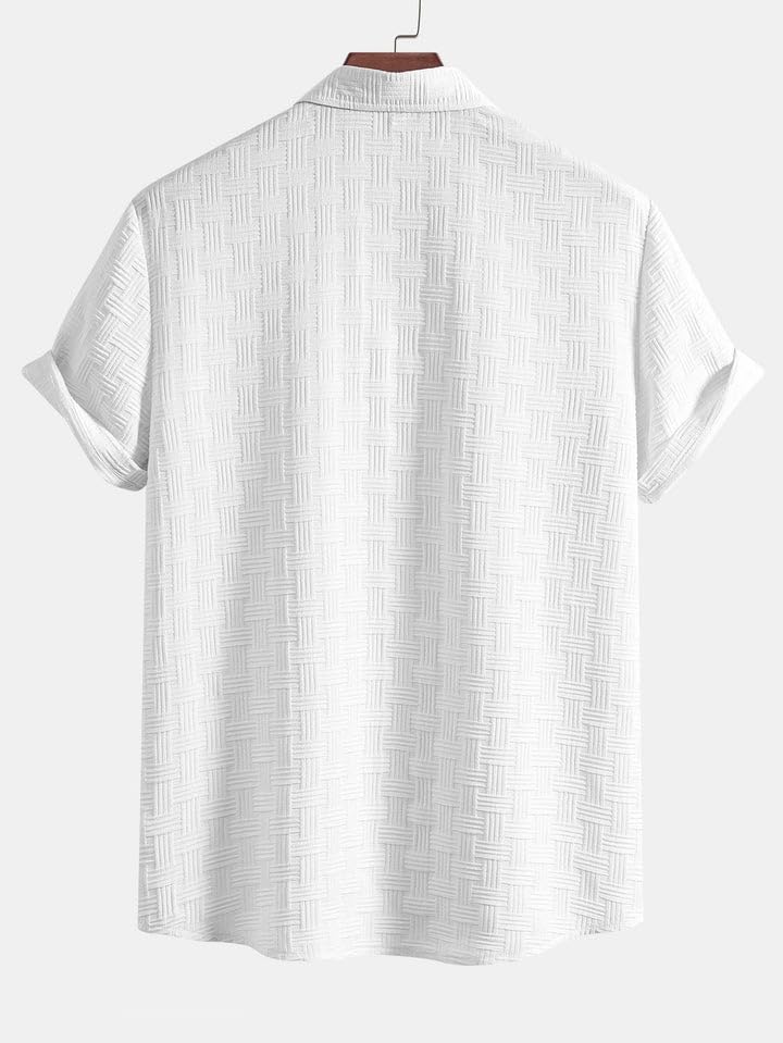 Leriya Fashion Waffle Weave Shirt for Men - Image 5