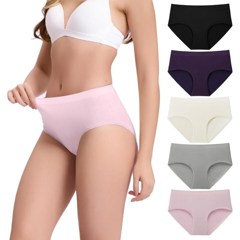 GANBATTE Women's Ice Silk Seamless Panty
