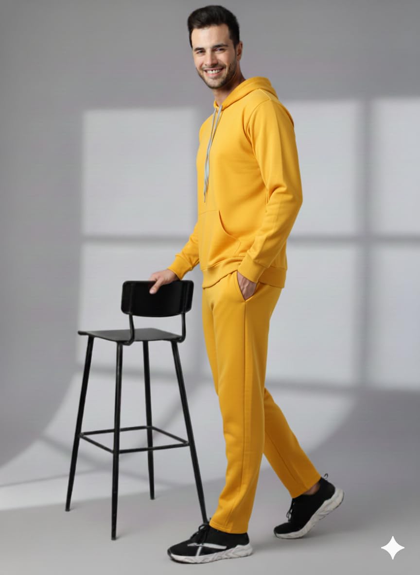 Mack Jonney Solid Track Suit for Men - Image 4