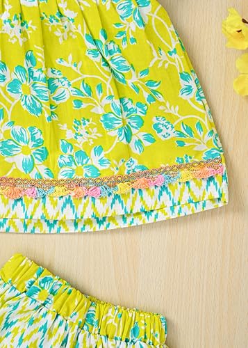GarbGlide Baby Girls Yellow Ethnic Clothing Set - Image 3