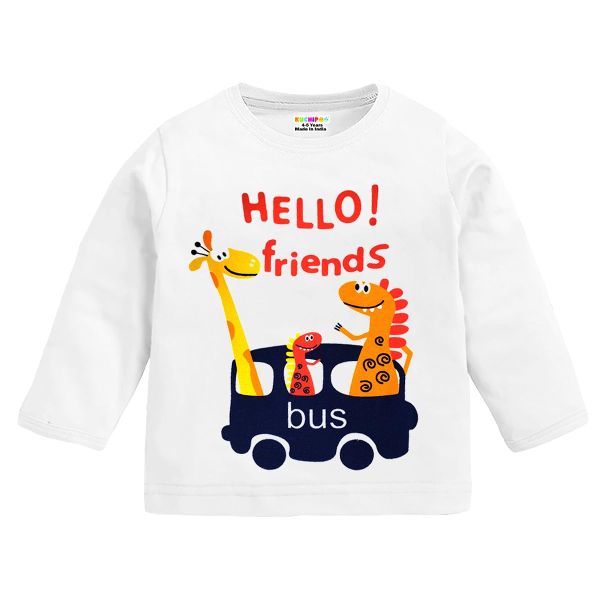Kuchipoo Boys Cotton T-Shirts Multi-Colored - Image 5