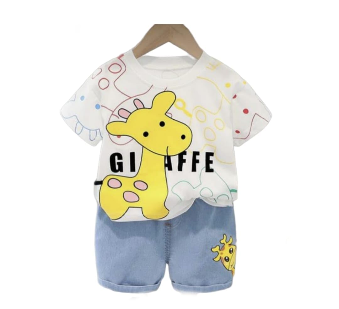 I.T T-shirt and Short Set for Kids - Printed
