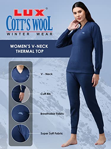 Lux Cott' Wool Women's Thermal Top - Image 2