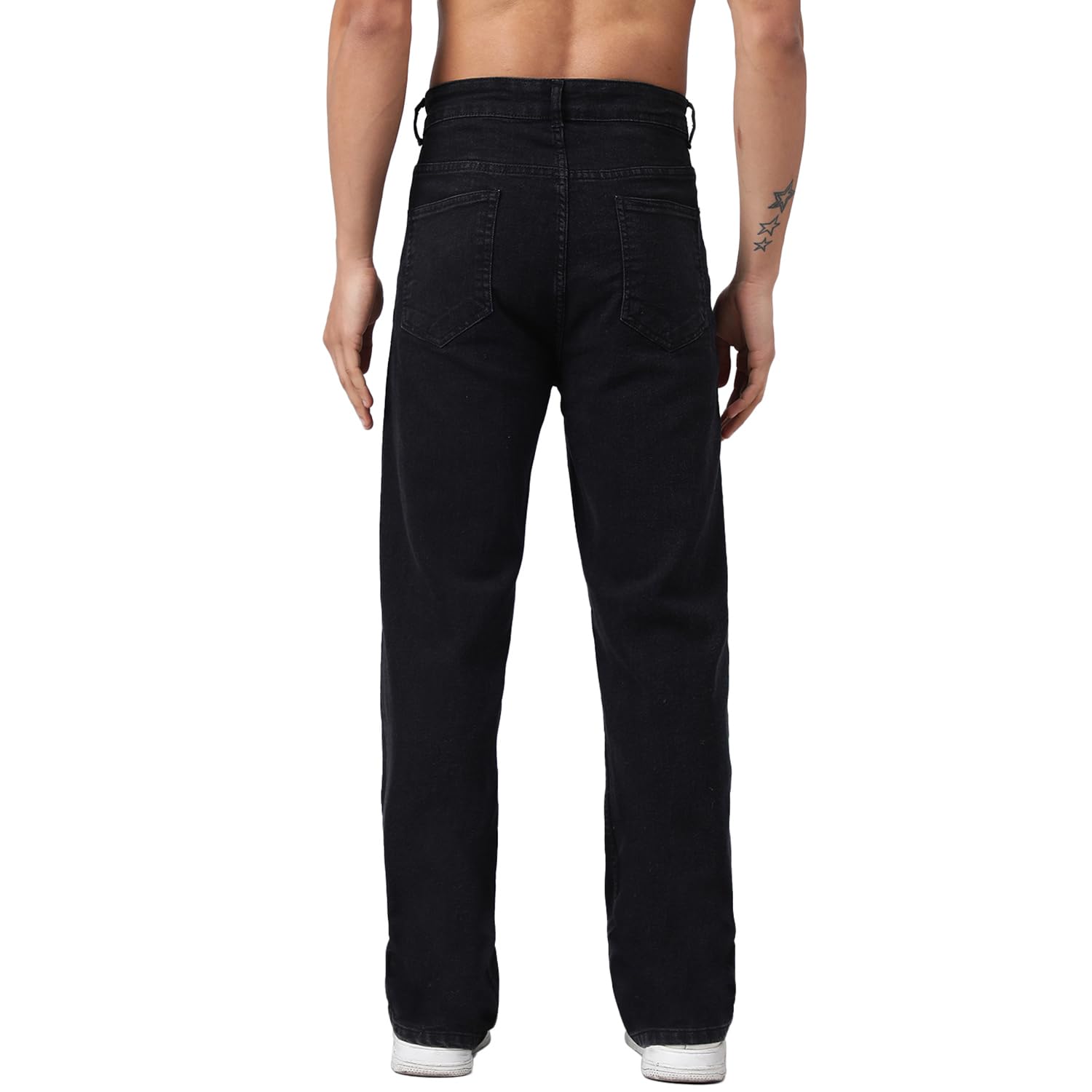 KOTTY Men's Black Jeans - Image 4