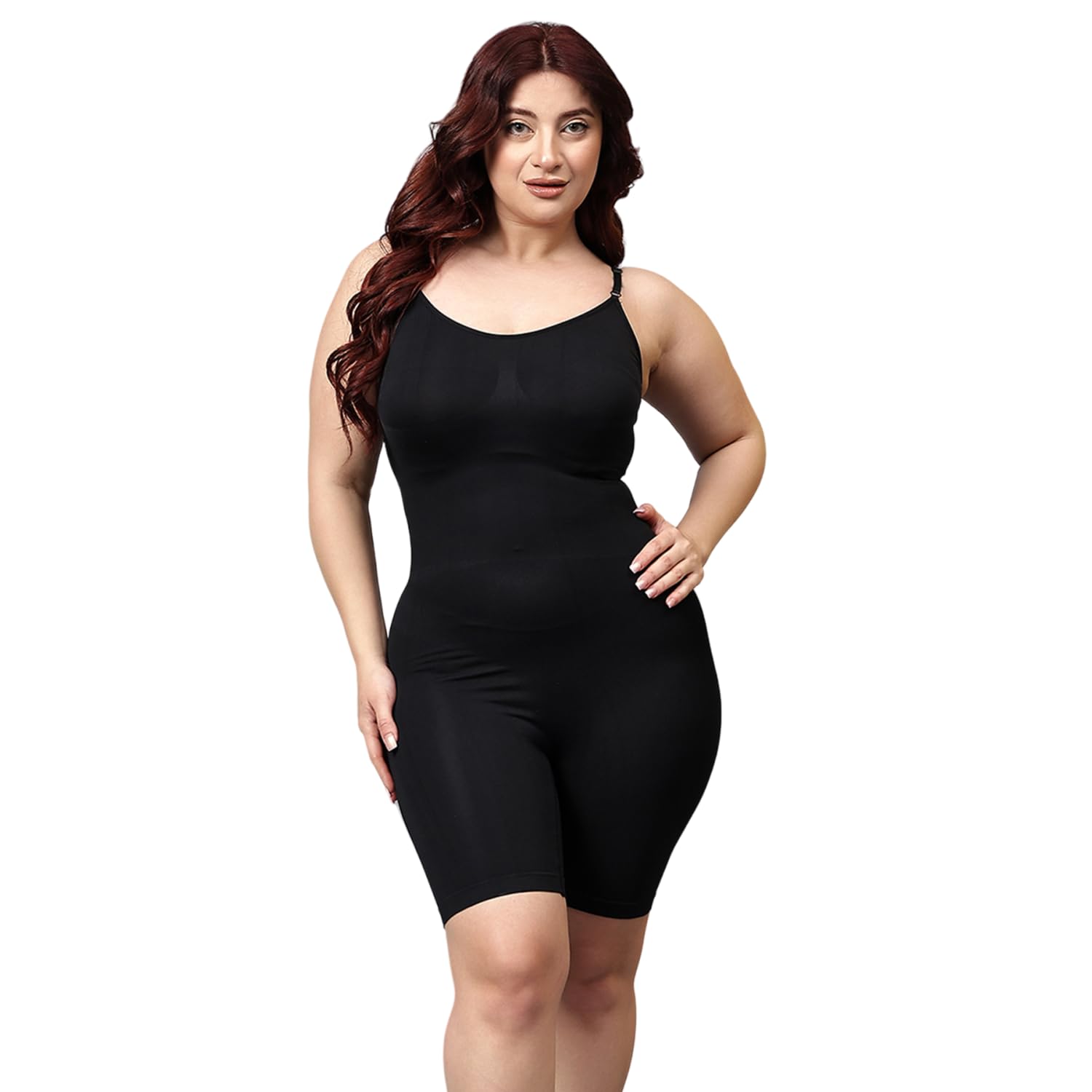 SHAPEMOUR Bodysuit Bodyshaper for Women - Black