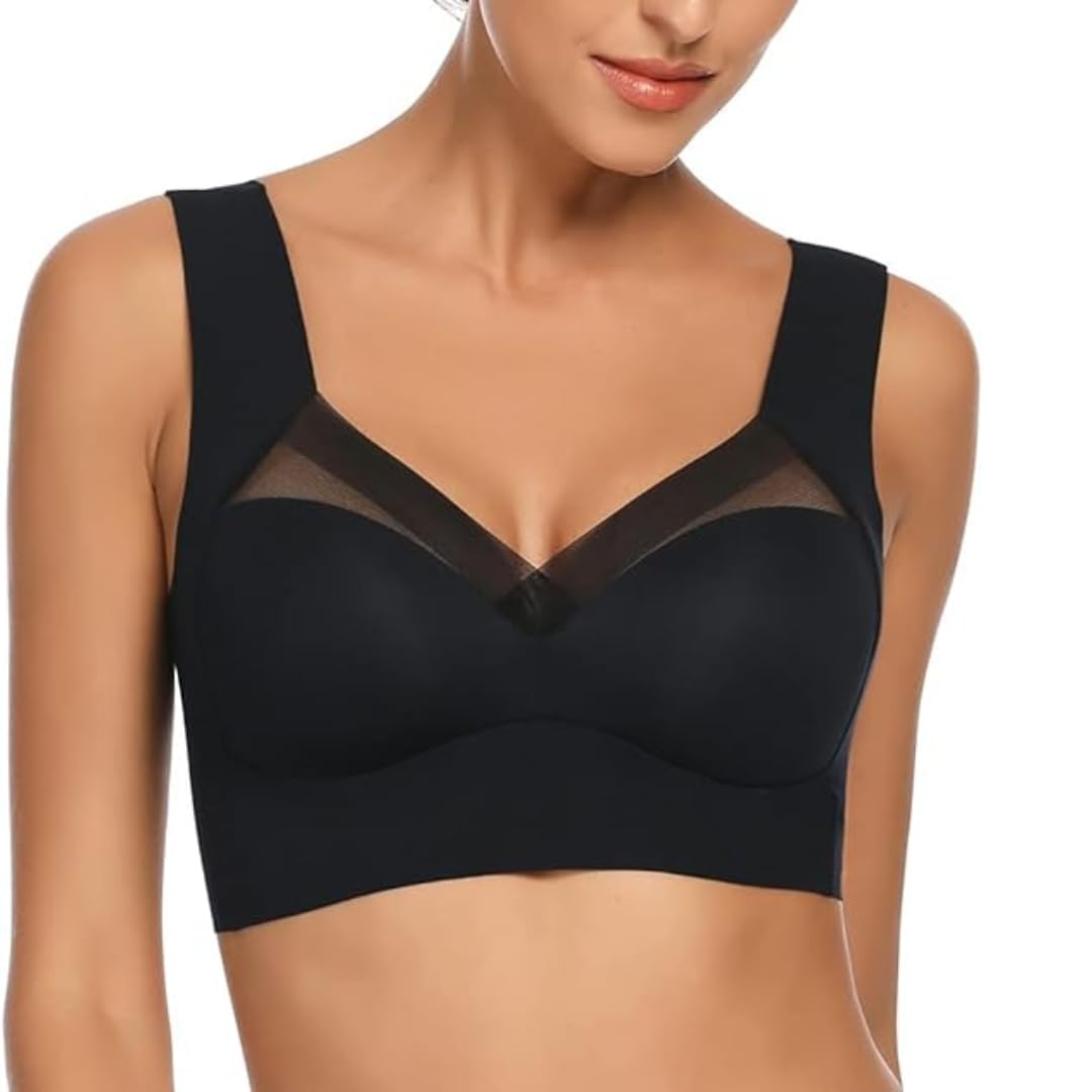 GLAMORAS Seamless Wirefree Bra for Women