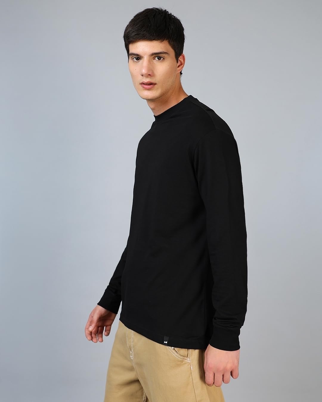 Bewakoof Men's Black T-Shirt - Image 2