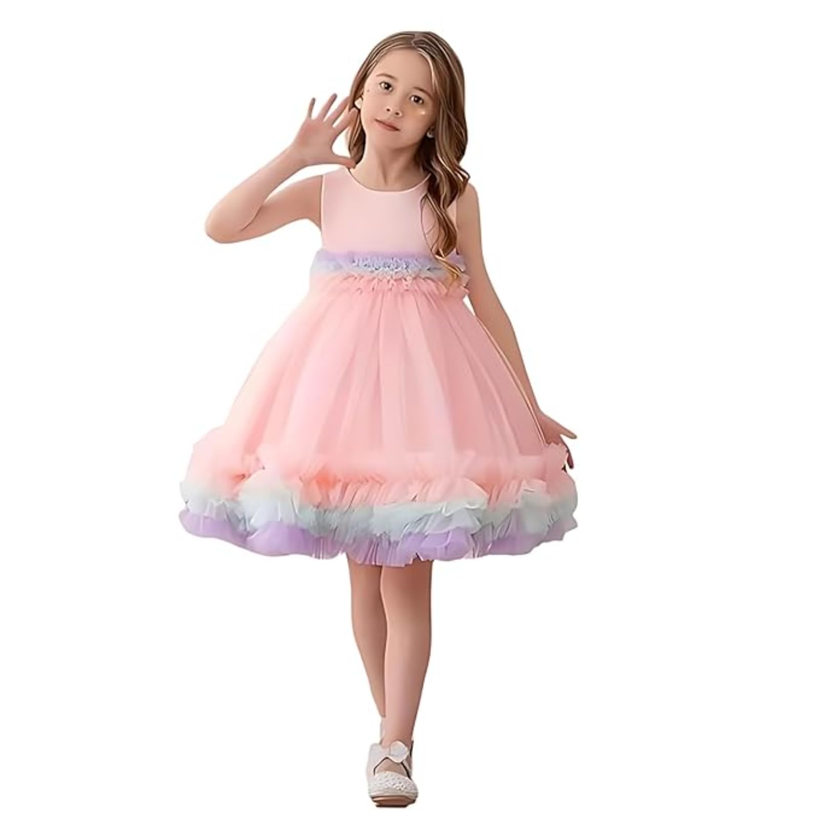 Niren Enterprise Fairy Tail Baby Girl Frock