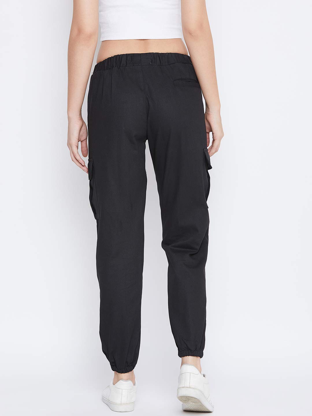 Q-rious Women's Relaxed Mid Rise Pants - Black - Image 5