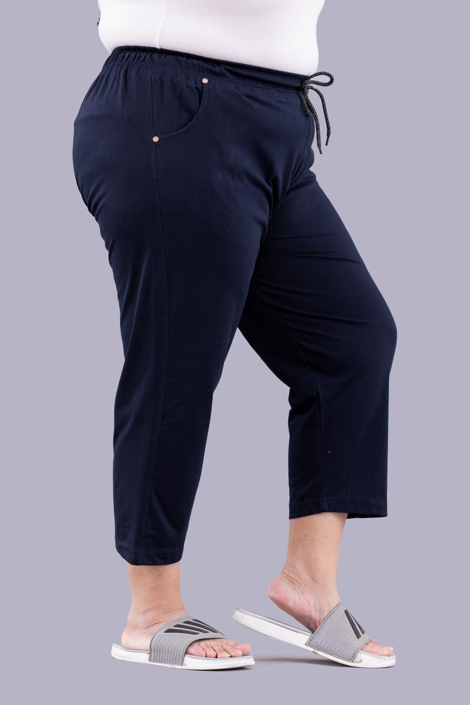 Cupid Women's Capri Pant - Navy Blue - Image 2
