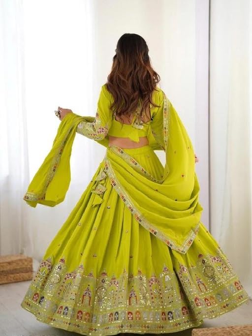 TILKI FASHION Traditional Lehenga Choli with Embrodery - Image 4