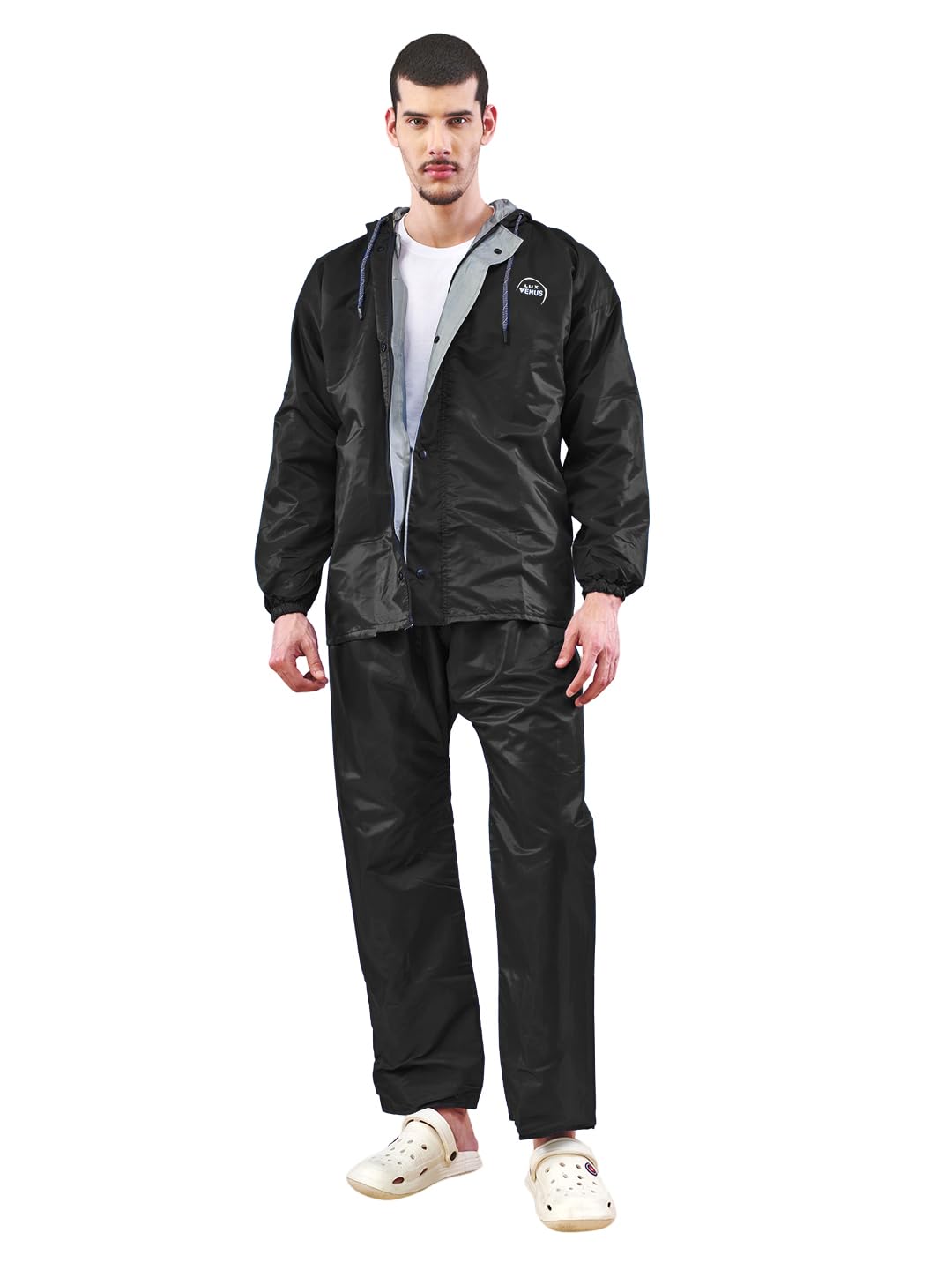 LUX VENUS Reversible Rain Coat for Men
