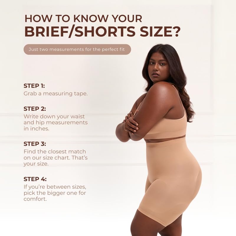 UNDERNEAT Women Seamless Body Shaper Shorts - Beige - Image 5