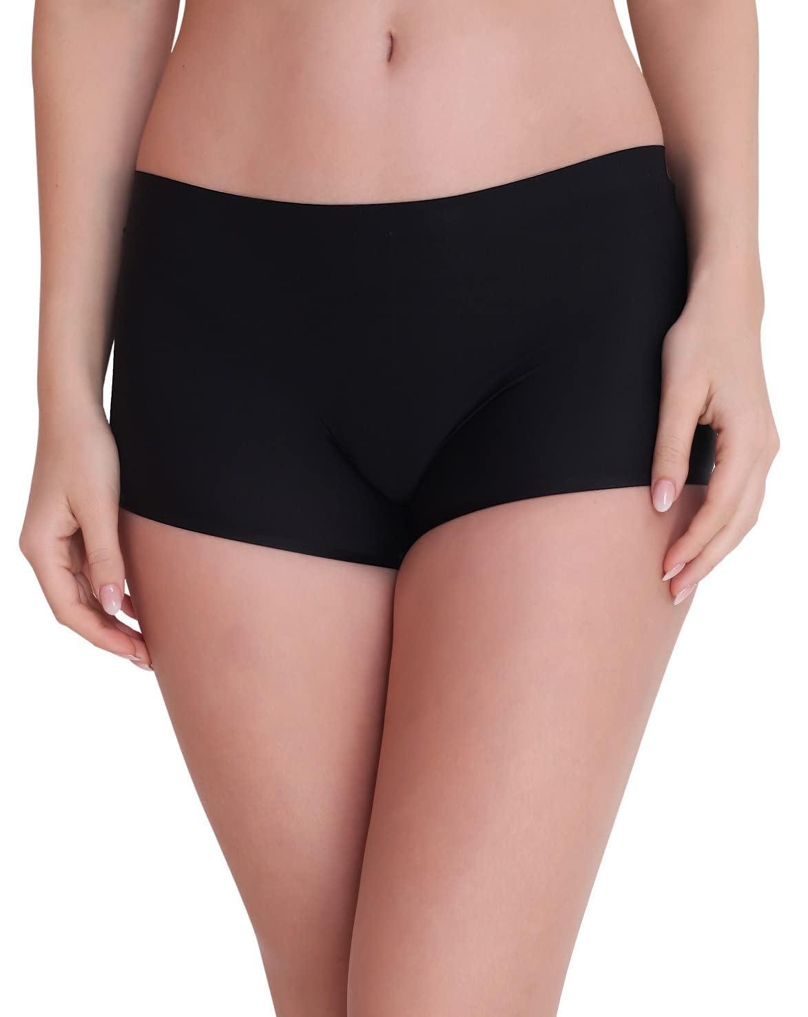 LOURYN KOULYN Women's Ice Silk Seamless Boyshort Panty - Image 2