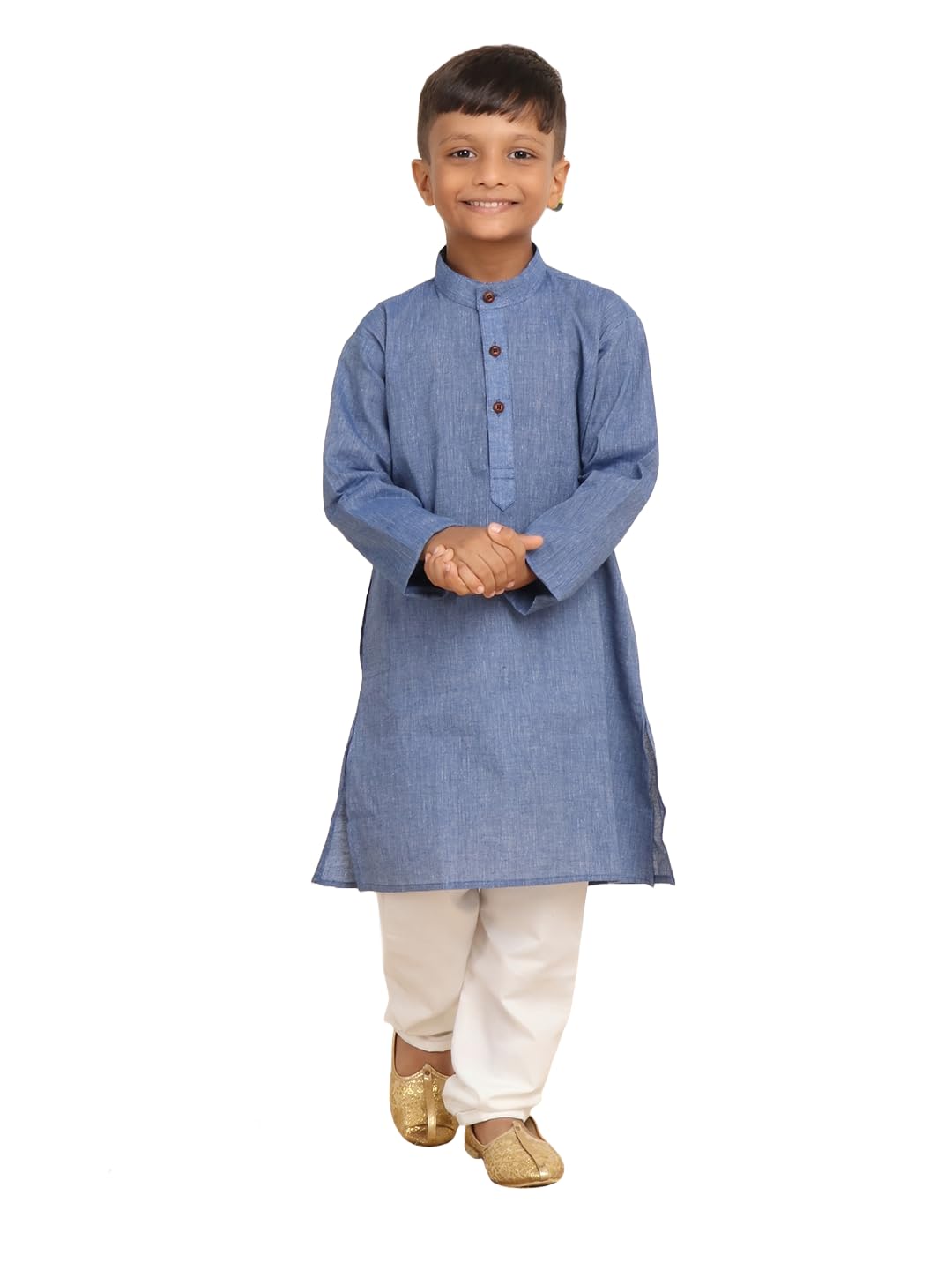 Baba Boys Handloom Cotton Kurta Pajama Set