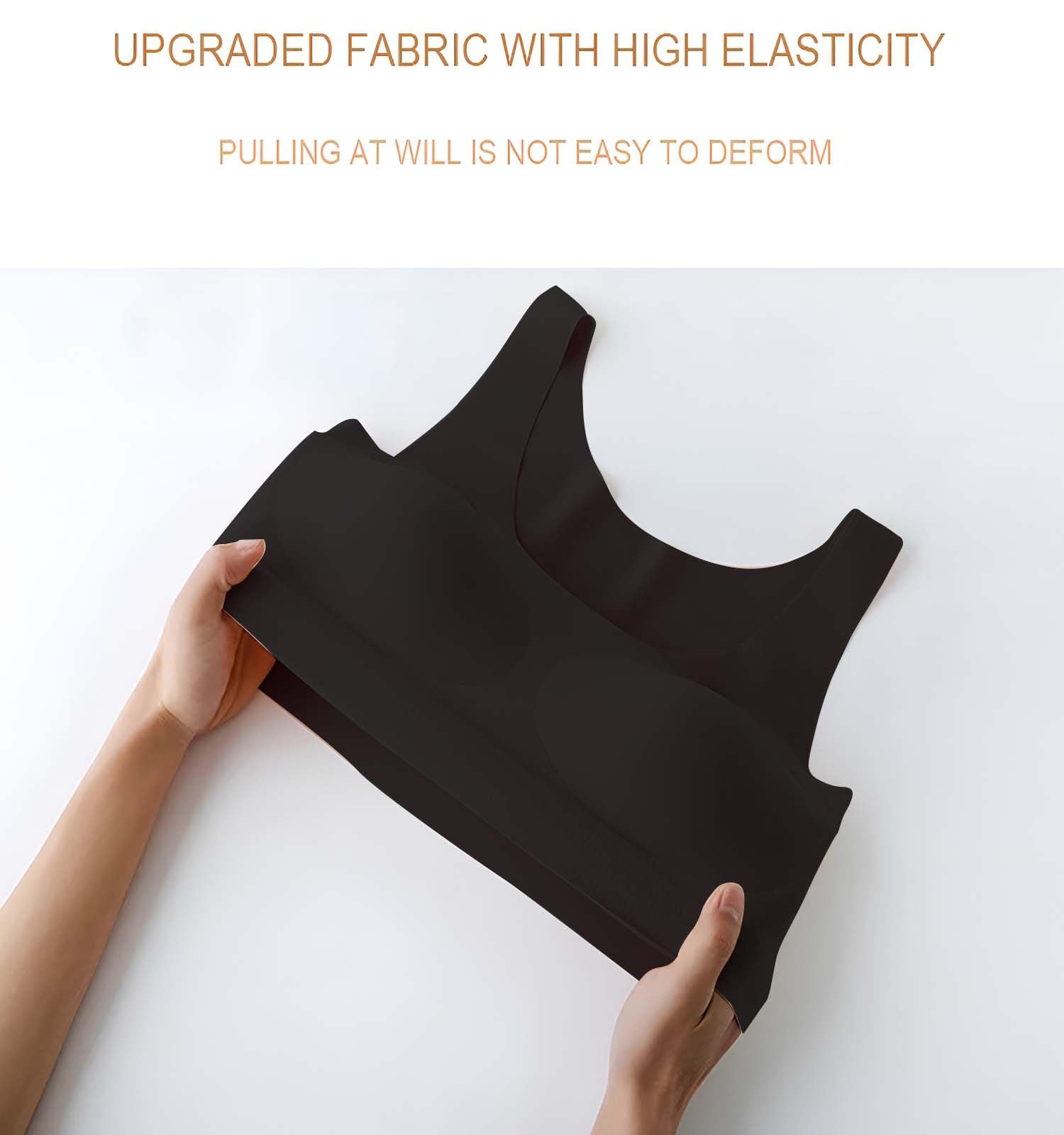 DClub Seamless Bra - Black - Image 4